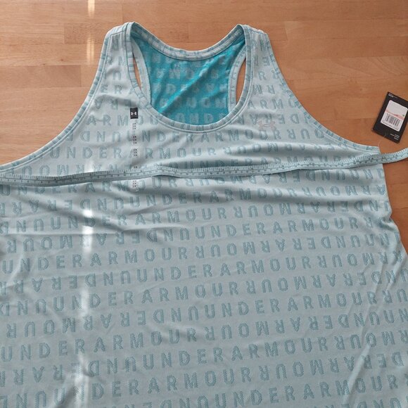 Under Armour Plus Size Womens Light Blue Tank Top Size 2X - Picture 10 of 11